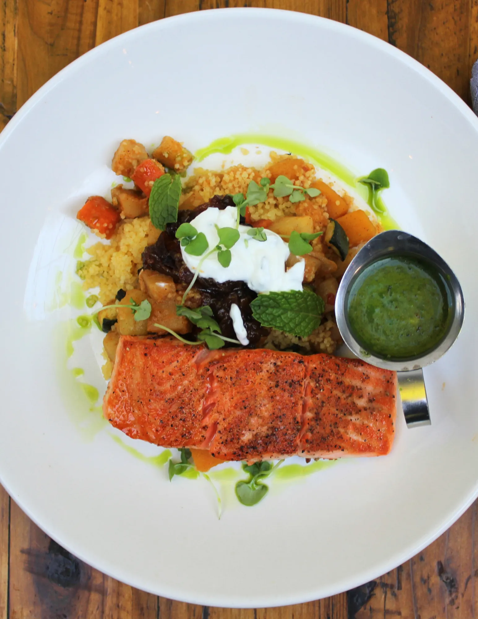 A plated entrée